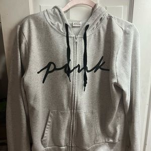 PINK zip up hoodie